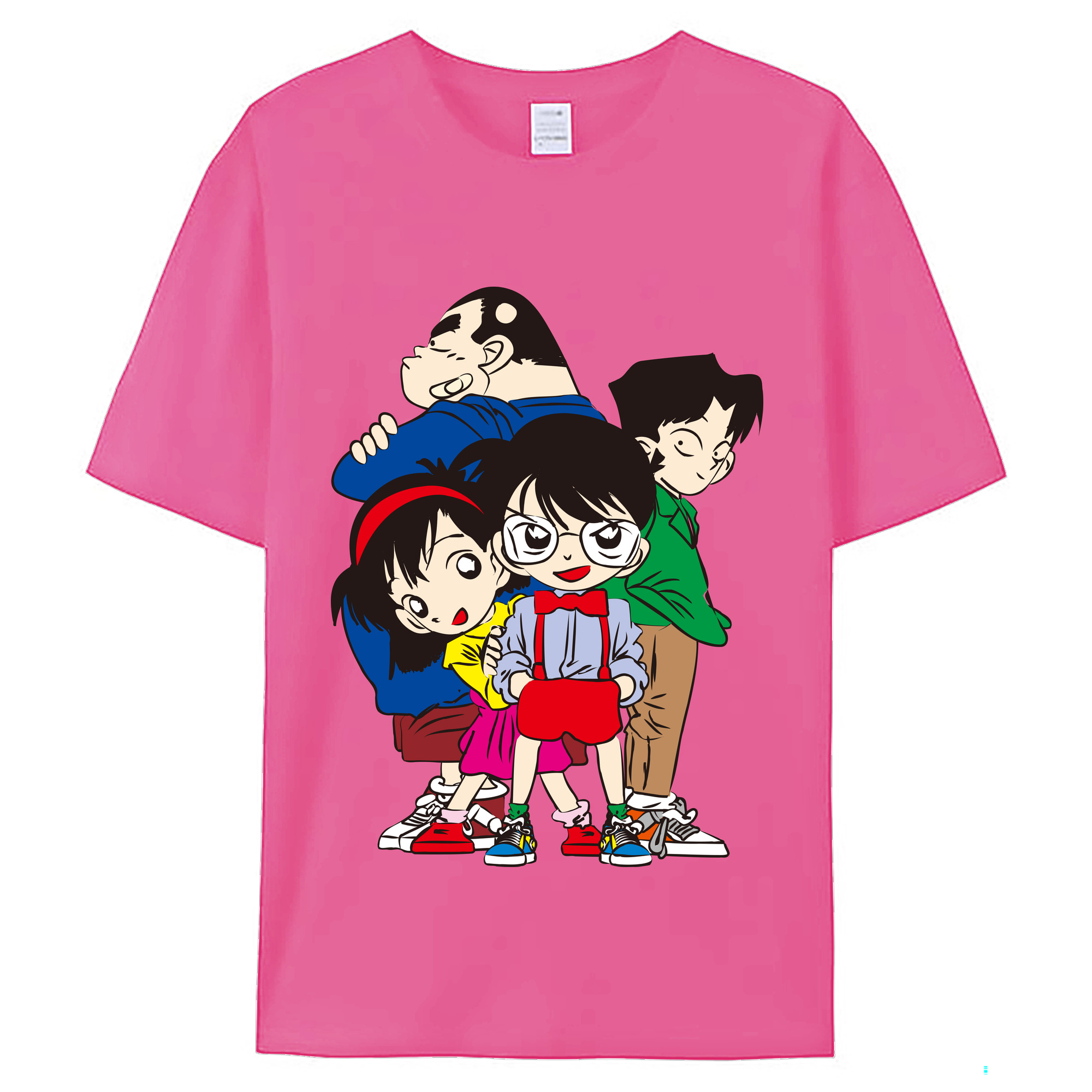 （画像用） 名探偵コナン Detective Conan レディースカジュアルプリントTシャツ（綿100％）